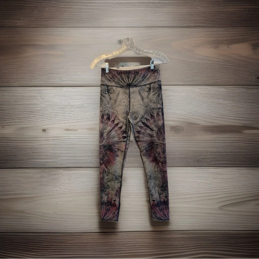 MIA WET SAND ELEPHANT MANDALA YOGA LEGGINGS HIGH-WAIST LIMITED EDITION